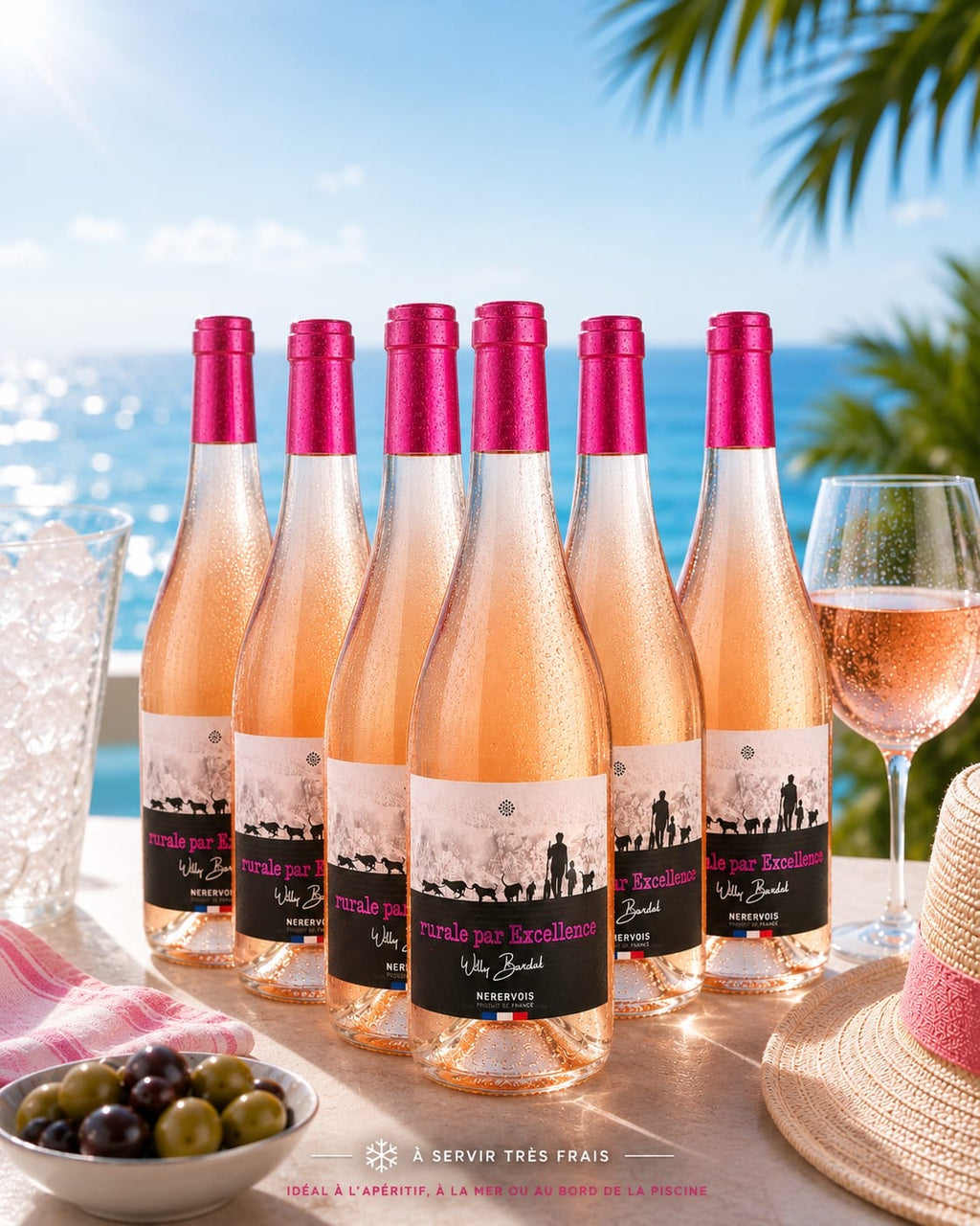 Vin ROSÉ : Carton de 6 x 75cl - édition limitée